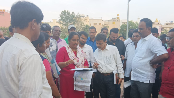 Sarakki Lake Inspection