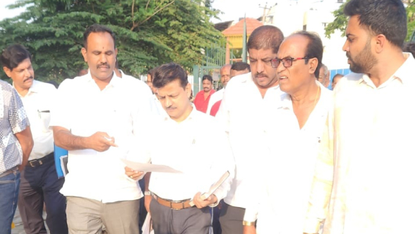 Sarakki Lake Inspection
