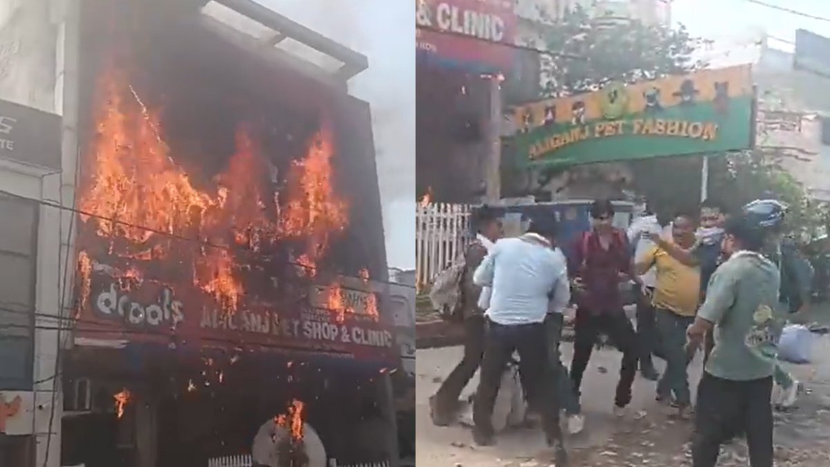 ಲಕ್ನೋ ಕೋಚಿಂಗ್ ಸೆಂಟರ್‌ನಲ್ಲಿ ಭೀಕರ ಅಗ್ನಿ ದುರಂತ: ಪ್ರಾಣ ಉಳಿಸಿಕೊಳ್ಳಲು ಕಟ್ಟಡದಿಂದ ಧುಮುಕಿದ ಯುವಕ