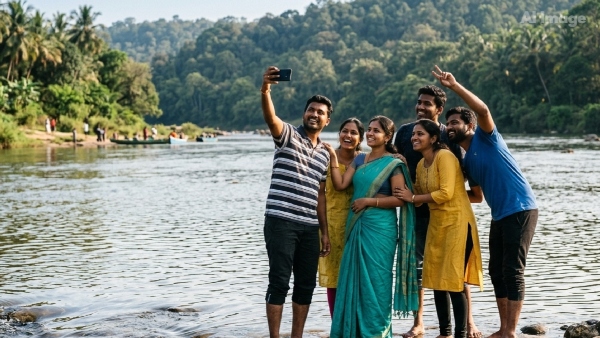 Muthathi Tragedy 5 Die While Taking Selfie Near Kaveri River Video Huge Viral in Social media