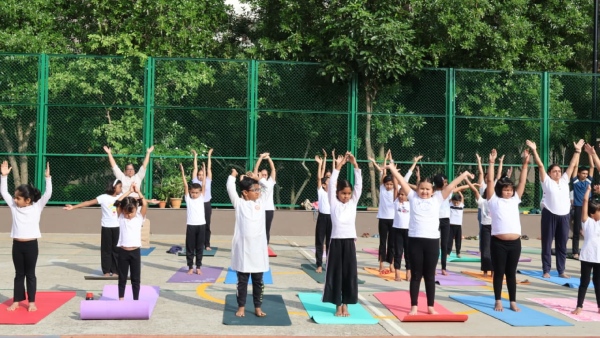 Sobha Hillview Celebrates Yoga Day