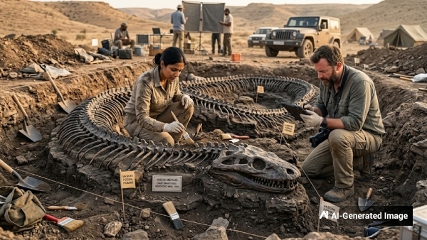 Vasuki Snake Fossil Found