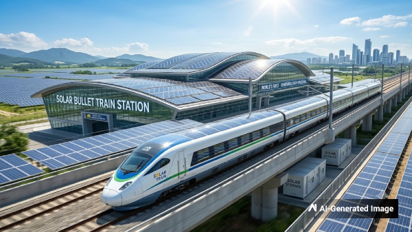 Worlds First Solar Bullet Train