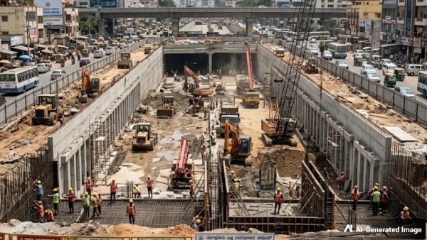 Bengaluru Wind Tunnel Underpass Krishna Byre Gowda Sets 3-Month Deadline for 19 Cr Project