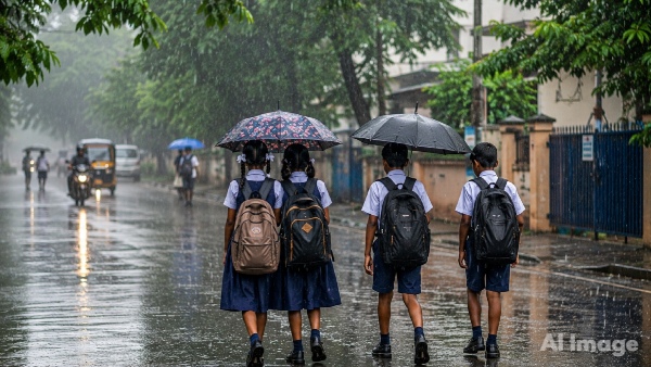 Holiday Declared for All Schools and Colleges in Dakshina Kannada Due to Heavy Rain on July 03 Holiday Declared for All Schools and Colleges in Dakshina Kannada Due to Heavy Rain on July 03