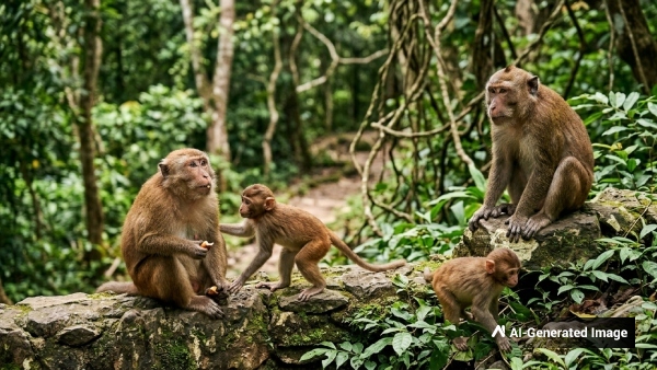macaque monkeys macaque monkeys
