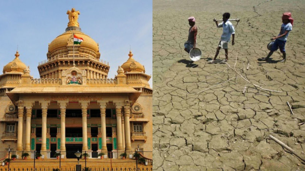 ಬರ ಪರಿಹಾರಕ್ಕೆ ಆಗ್ರಹ; ನಾಗೇಂದ್ರ ವಜಾಗೆ ಬಿಜೆಪಿ ಪಟ್ಟು
