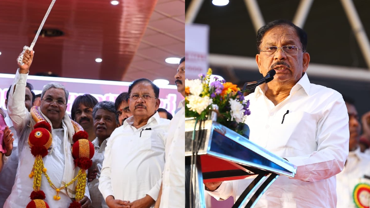 ಸಿದ್ದರಾಮಯ್ಯ ನಾಯಕತ್ವಕ್ಕೆ ಗೃಹ ಸಚಿವ ಡಾ. ಜಿ. ಪರಮೇಶ್ವರ್ ಮೆಚ್ಚುಗೆ