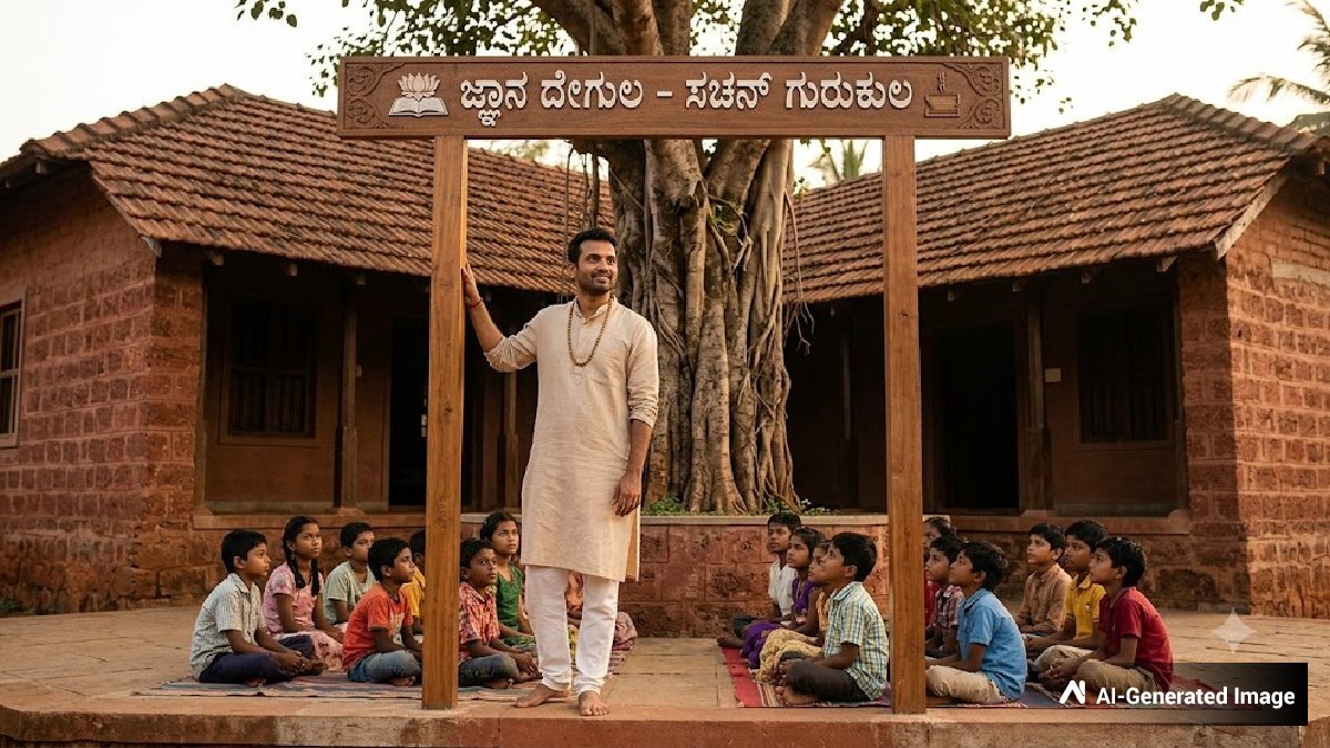 ಬಡತನದ ನಡುವೆಯೂ ಸಾಧನೆ: ಶಾಲೆ ಬಿಟ್ಟ ಹುಡುಗನಿಂದ ಗುರುಕುಲ ನಿರ್ಮಾಣ