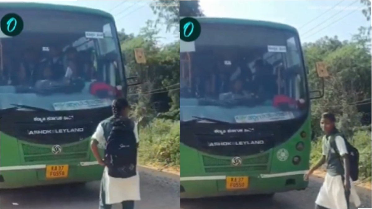 Viral Video: ಬಸ್ ನಿಲ್ಲಿಸದ ಚಾಲಕನ ವಿರುದ್ಧ ರೊಚ್ಚಿಗೆದ್ದ ವಿದ್ಯಾರ್ಥಿನಿ, ಸೋಷಿಯಲ್ ಮೀಡಿಯಾದಲ್ಲಿ ವಿಡಿಯೋ ವೈರಲ್!