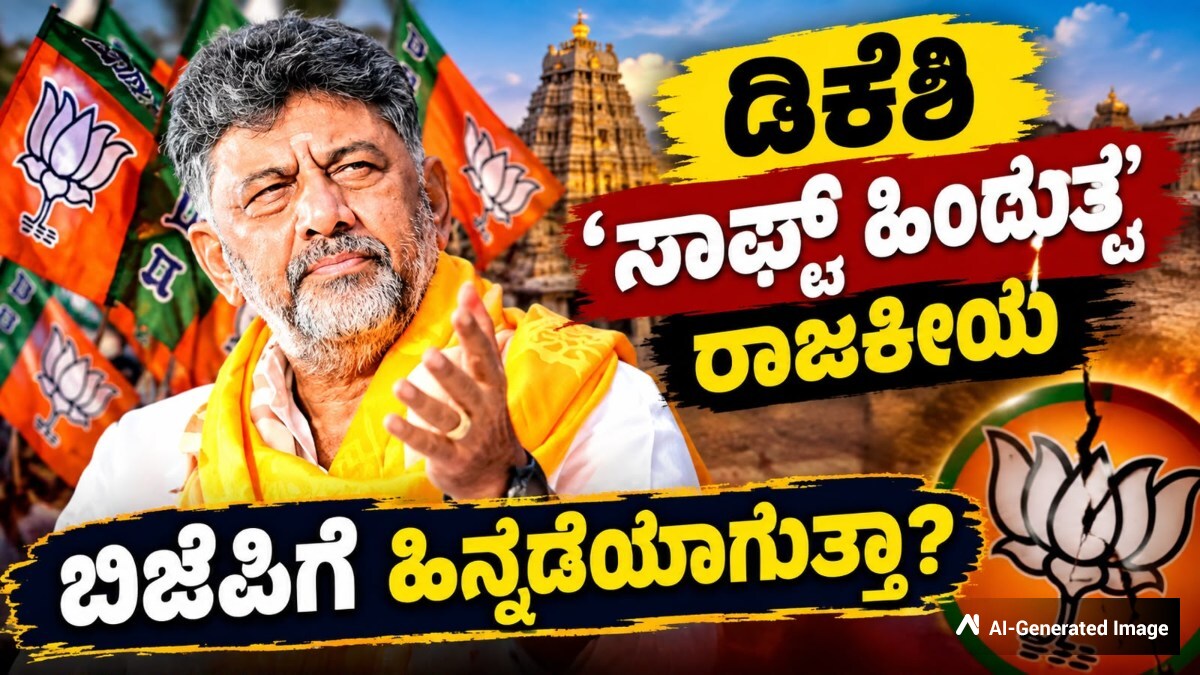 ಡಿಕೆಶಿ ‘ಸಾಫ್ಟ್‌ ಹಿಂದುತ್ವ’ ರಾಜಕೀಯ; 2028ಕ್ಕೆ ಬಿಜೆಪಿಯ ಸಾಂಪ್ರದಾಯಿಕ ರಾಜಕಾರಣಕ್ಕೆ ಸವಾಲೇ?