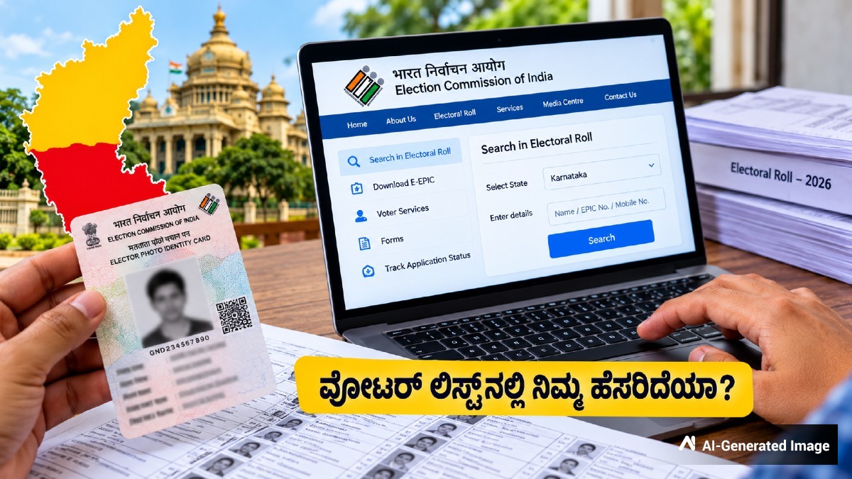 ಕರ್ನಾಟಕದ ವೋಟರ್‌ ಲಿಸ್ಟ್‌ ಬಿಡುಗಡೆ: ಪಟ್ಟಿಯಲ್ಲಿ ನಿಮ್ಮ ಹೆಸರು ಇದ್ಯಾ ನೋಡೋದ್‌ ಹೇಗೆ? ಇಲ್ಲಿದೆ
