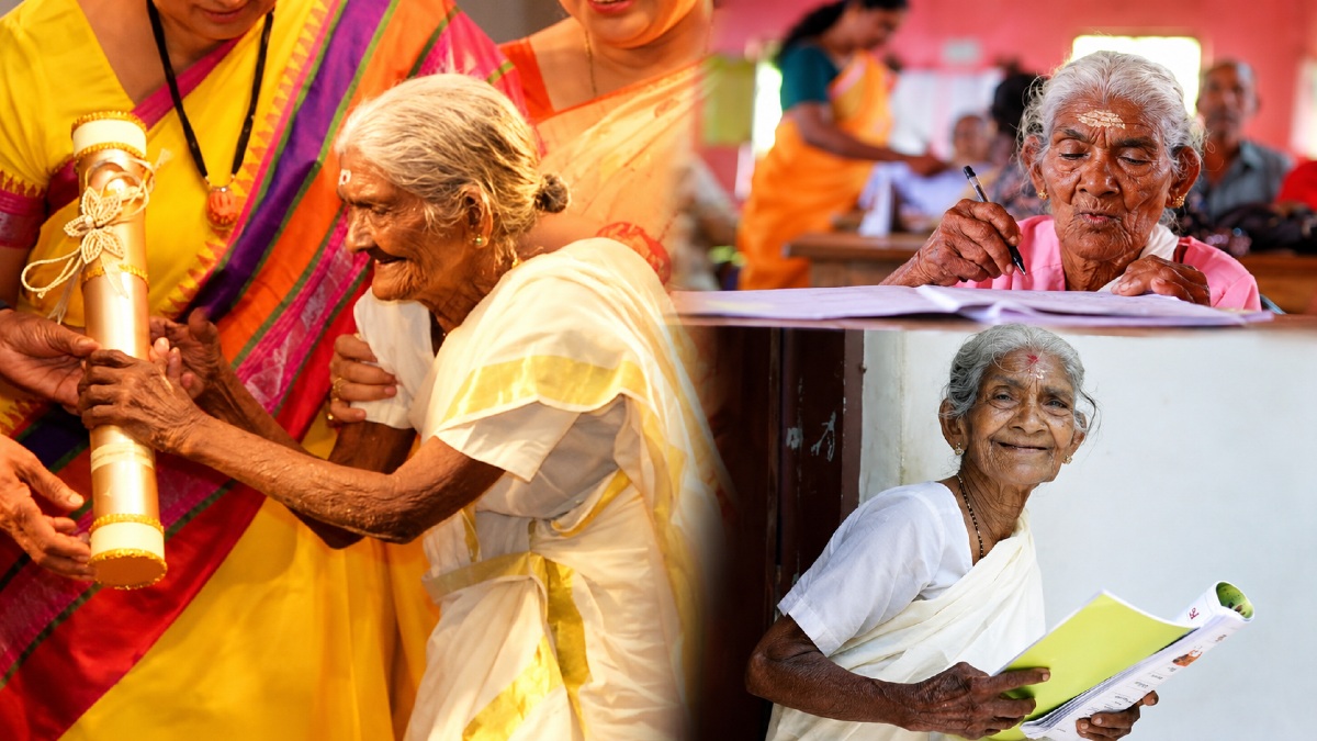 96ನೇ ವಯಸ್ಸಿನಲ್ಲಿ ಪರೀಕ್ಷೆ ಬರೆದು 98 ಅಂಕ ಗಳಿಸಿದ್ದ ಕೇರಳದ ಅಜ್ಜಿ ಕಾರ್ತ್ಯಾಯಿನಿ ಅಮ್ಮ ಅವರ ಯಶಸ್ಸಿನ ಕಥೆ