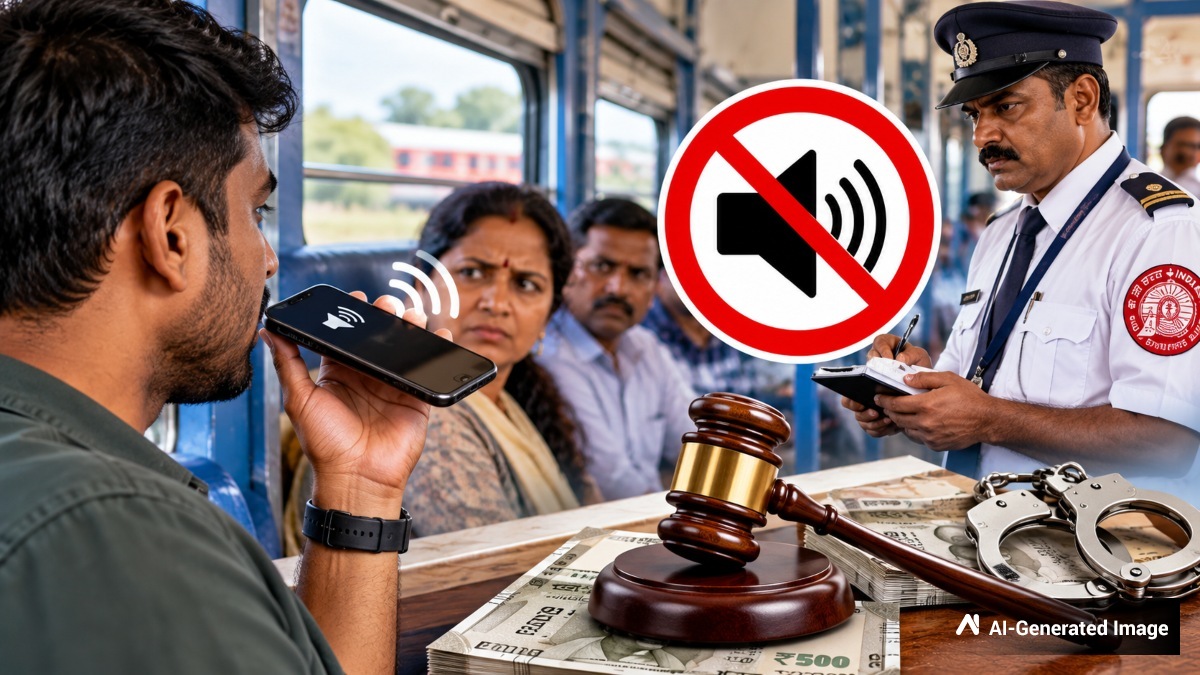 ರೈಲು ಪ್ರಯಾಣಿಕರೇ ಎಚ್ಚರ! ಸ್ಪೀಕರ್ ಆನ್ ಮಾಡಿ ಹಾಡು ಕೇಳಿದರೆ ಬೀಳುತ್ತೆ ಭಾರೀ ದಂಡ, ಜೈಲು ಫಿಕ್ಸ್‌