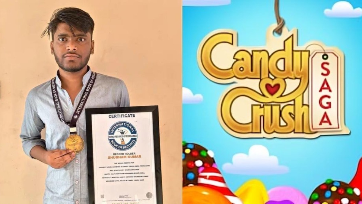 ಕ್ಯಾಂಡಿ ಕ್ರಶ್ ಆಡಿಯೇ ವಿಶ್ವ ದಾಖಲೆ ಬರೆದ 19ರ ಯುವಕ: 22,222ನೇ ಲೆವೆಲ್ ತಲುಪಿದ ಶುಭಂ!