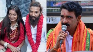 മൊണാലിസയുടെ വിവാഹത്തിനെതിരെ ബിജെപി;'ക്ഷേത്രങ്ങൾ നിരീശ്വരവാദികൾക്ക് തോന്നിയവാസം കാട്ടാനുള്ളതല്ല'