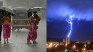 നാല് ജില്ലകളിൽ ശക്തമായ മഴയ്ക്ക് സാധ്യത; യെല്ലോ അലർട്ട്, കാറ്റ് വീശിയേക്കും, ഇടിമിന്നൽ സൂക്ഷിക്കുക