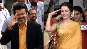 തൃഷയെ കൊണ്ടുവന്നിരുത്തി, വിജയിയുടെ മാനം കാറ്റിൽ പറന്നു;രൂക്ഷവിമർശനവുമായി ഡിഎംകെ മുഖപത്രം