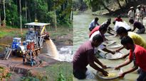 നിലമ്പൂർ പുഴയിലെ സ്വർണം അരിച്ചെടുക്കൽ, ജനറേറ്ററും പമ്പ് സെറ്റും, വൻ സന്നാഹം, നിരീക്ഷണത്തിന് വനംവകുപ്പ്