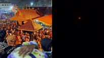 പൊന്നമ്പലമേട്ടിൽ മകരജ്യോതി തെളിഞ്ഞു; ഭക്തിസാന്ദ്രമായി സന്നിധാനം, ശരണമുഖരിതമായി അന്തരീക്ഷം