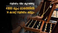 സ്വര്‍ണവില കുറഞ്ഞു; സന്തോഷിക്കാന്‍ വകയില്ല, 22 വിട്ട് 14 കാരറ്റ് സ്വര്‍ണം നോക്കാം, ഇന്നത്തെ പവന്‍ വില