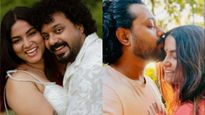 ഗുരുവായൂരമ്പല നടയിൽ അമേയക്ക് വരണമാല്യം ചാർത്തി ജിഷിൻ; ആരാധകർ കാത്തിരുന്ന മുഹൂർത്തം വന്നെത്തി