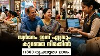 സ്വര്‍ണം പിടിവിട്ട് വീണു; ഇന്ന് സ്വര്‍ണവില ഏറ്റവും കുറഞ്ഞ നിരക്കില്‍, പവന്‍, ഗ്രാം വില അറിയാം