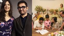 കിരൺ റാവുവിനും റീനയ്ക്കും ശേഷം ഗൗരി സ്പ്രാറ്റ് അമീറിന്റെ ജീവിതത്തിലേക്ക്; വിവാഹ ചിത്രങ്ങൾ പുറത്ത്