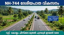 ദേശീയപാത 744 കൊല്ലം – ഇടമൺ ഭാഗം വെറും 10 മീറ്ററിലേക്ക് ഒതുങ്ങുമോ? ആശങ്ക..തടസം തീർക്കുന്നത് ഇത്