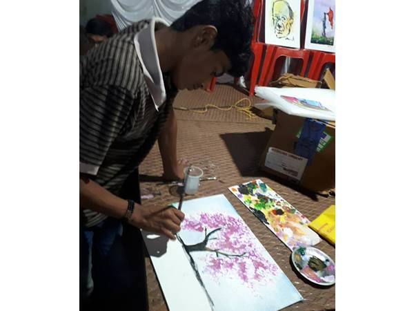 സിപിഎം.കുന്നുമ്മല്‍ എരിയാ സമ്മേളനത്തോടനുബന്ധിച്ച് ചിത്രകാരന്മാരുടെ കൂട്ടായ്‌മ
