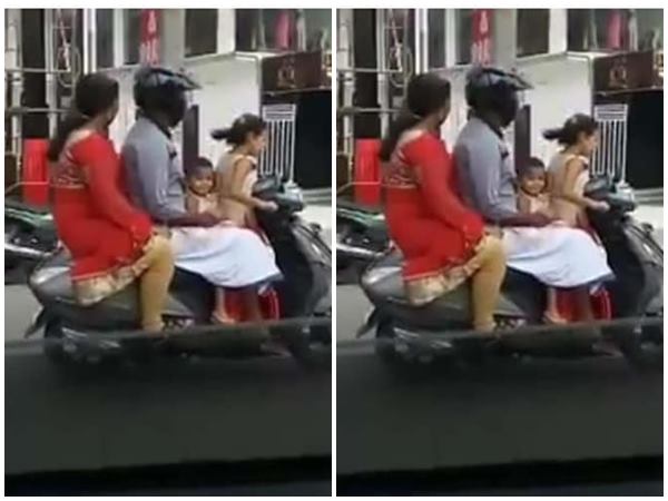 അഞ്ച് വയസുകാരിയെക്കൊണ്ട് സ്കൂട്ടറോടിപ്പിച്ചു; പിതാവിന്റെ ലൈസൻസ്  മോട്ടോർ വാഹന വകുപ്പ് റദ്ദാക്കി