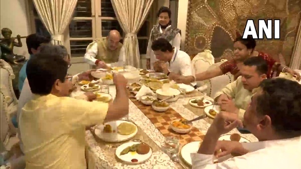 ഗാംഗുലിയുടെ വീട്ടിലെത്തി അമിത് ഷാ, അത്താഴ വിരുന്നില്‍ അഭ്യൂഹം, ബംഗാളില്‍ രാഷ്ട്രീയം മാറും?