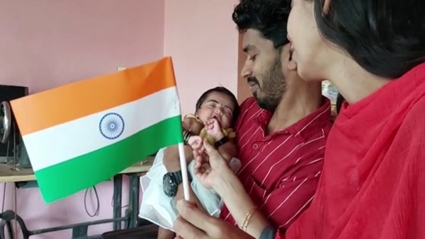 മകള്‍ക്ക് പേര് 'ഇന്ത്യ' സ്റ്റാറായി രഞ്ജിത്തും സനയും: ജാതിക്കും മതത്തിനും അതീതയായിരിക്കണം!!