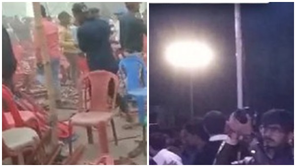 Viral Video:പരിപാടിക്കെത്തിയ നടിയെ കാണാന്‍ എത്തിയ ആളുകള്‍ തമ്മില്‍ക്കൂട്ടത്തല്ല്;  ലാത്തി വീശി പോലീസ്‌
