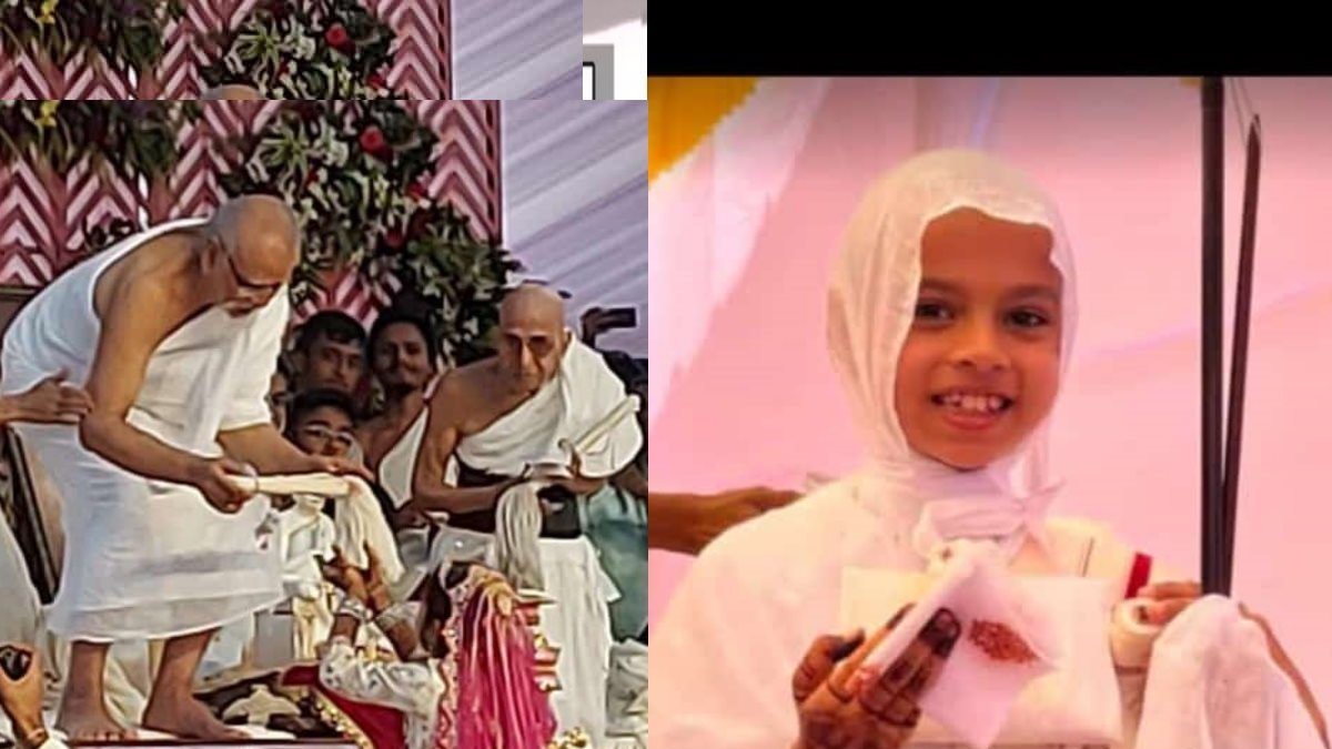 ഗുജറാത്തില്‍ വജ്ര വ്യാപാരിയുടെ മകള്‍ക്ക് 9ാം വയസ്സില്‍ 'ദൈവവിളി'; ഭൗതിക സുഖമുപേക്ഷിച്ച് സന്ന്യാസി