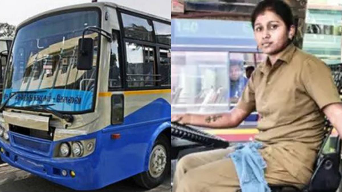 ഗാന്ധിപുരത്തുകാര്‍ ഞെട്ടി, പിന്നെ സെല്‍ഫിക്കായി ബഹളം; കോയമ്പത്തൂരിന് ആദ്യ വനിതാ ബസ് ഡ്രൈവര്‍