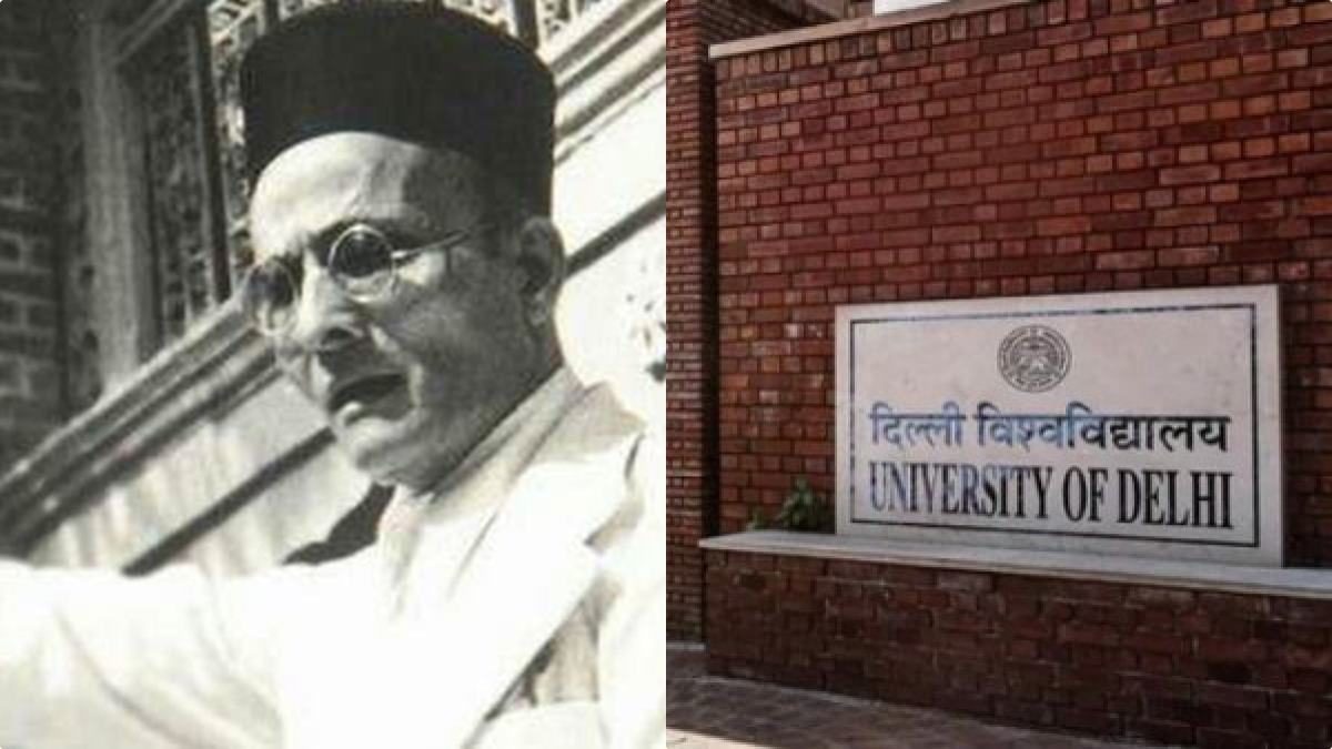 ഡല്‍ഹി യൂണിവേഴ്‌സിറ്റി സിലബസില്‍ ഇടംപിടിച്ച് സവര്‍ക്കര്‍, ഗാന്ധിക്ക് മുമ്പേ പഠിപ്പിക്കും