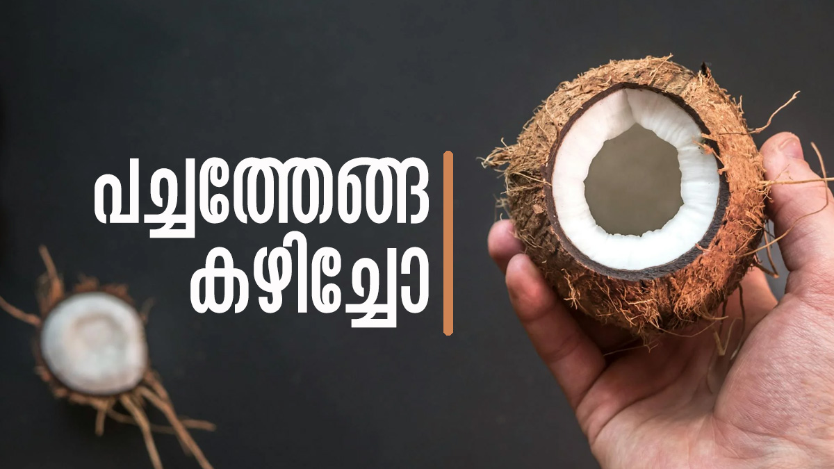 തടി കുറയ്ക്കാനും മുടി കൂട്ടാനും... ഒന്നും നോക്കേണ്ട, പച്ചത്തേങ്ങ കഴിച്ചോ..!