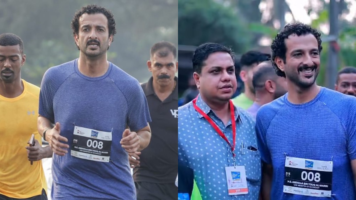 ഇന്ത്യ-യുഎഇ ബന്ധത്തിലെ ഊഷ്‌മള അദ്ധ്യായം; കണ്ണൂർ ബീച്ച് റണ്ണിൽ താരമായി യുഎഇ സാമ്പത്തിക മന്ത്രി