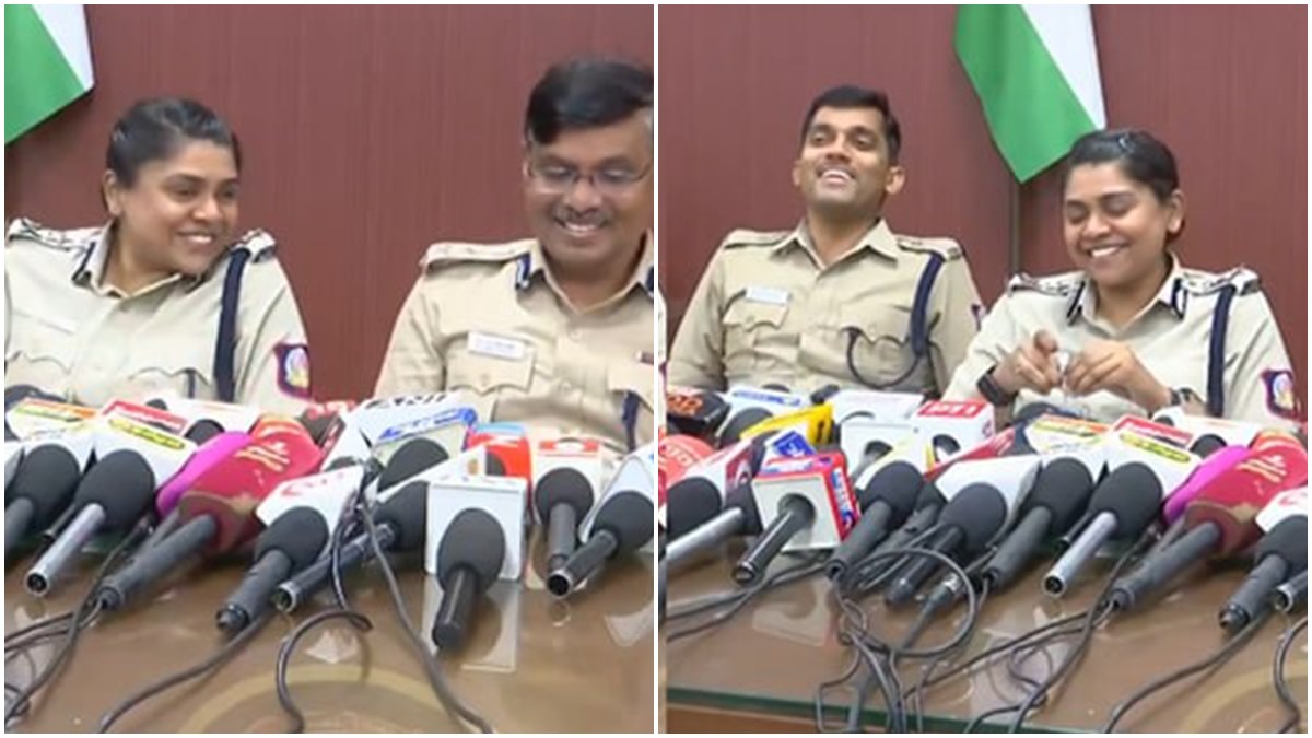 പെണ്‍കുട്ടിയുടെ മരണം മാധ്യമങ്ങളെ അറിയിക്കുന്നതിനിടെ പോലീസുകാര്‍ക്ക് ചിരി; വിവാദം, വീഡിയോ