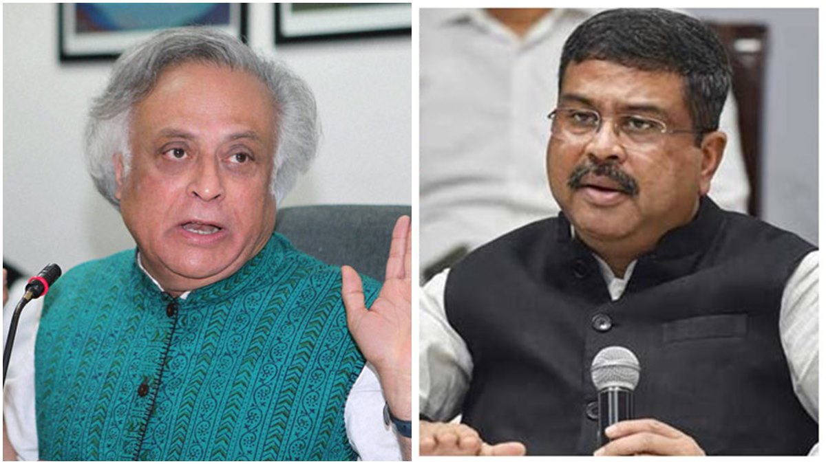 'ഞാന്‍ തെരുവ് പോരാളി, എസി റൂം ആക്ടിവിസ്റ്റ് അല്ല'; ജയറാം രമേശിന് ധര്‍മേന്ദ്ര പ്രധാന്റെ മറുപടി