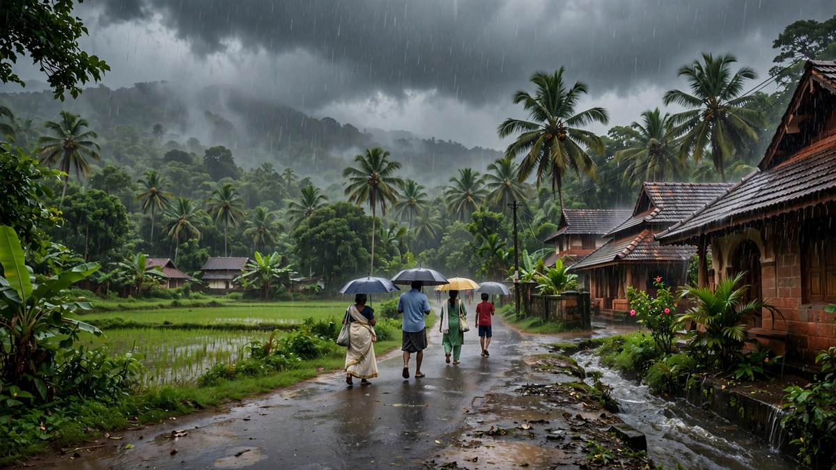 മഴ മുന്നറിയിപ്പിൽ മാറ്റം; 10 ജില്ലകളിൽ യെല്ലോ അലർട്ട്..ഓഗസ്റ്റ് 1 വരെ കനത്ത മഴ