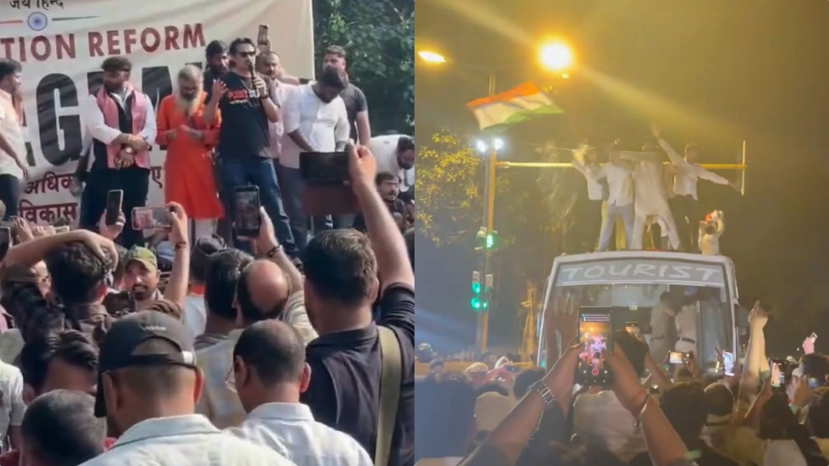 ജാതി സംവരണത്തിന് എതിരെ ജന്തർ മന്തറിൽ സമരത്തിന് ആയിരങ്ങൾ, കസ്റ്റഡിയിലെടുത്ത് ഡൽഹി പോലീസ്