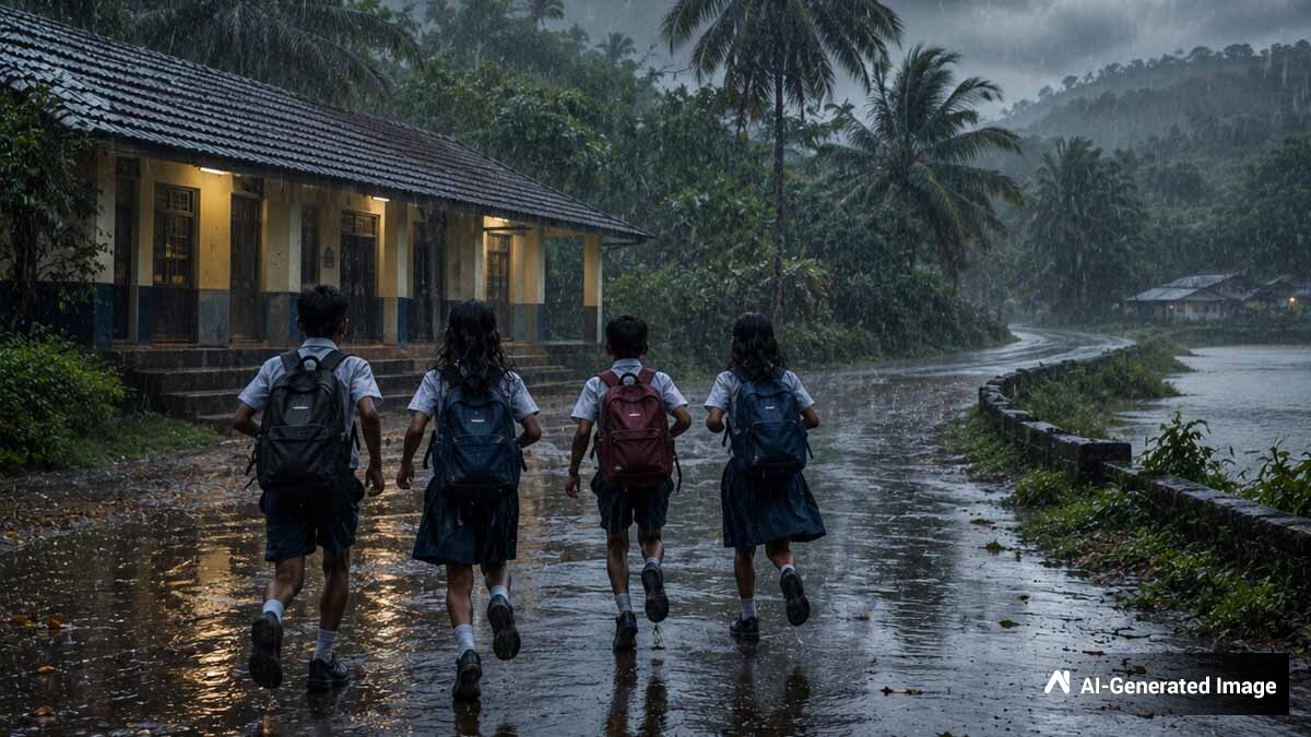 നാളേയും മഴ തന്നെ, ഒപ്പം ഇടിമിന്നല്‍ സാധ്യതയും; 12 ഇടത്ത് ഓറഞ്ച് അലര്‍ട്ട്, ആറ് ജില്ലകളില്‍ അവധി