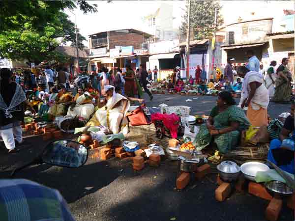 പൊങ്കാല തിരക്ക്