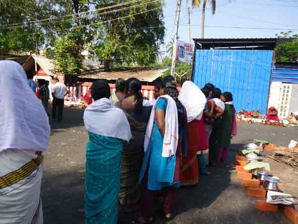 പൊങ്കാല തിരക്ക്