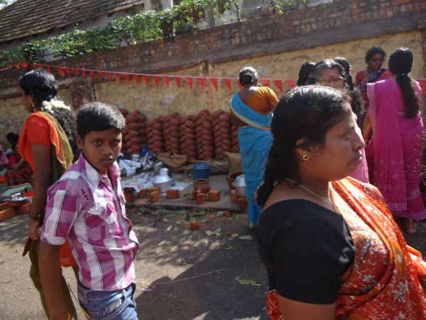 പൊങ്കാല തിരക്ക്, തമ്പാനൂരില്‍