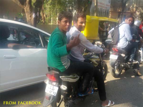 Eve teasing: Photo posted on Faceboobk Eve teasing: Photo posted on Faceboobk