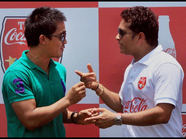 സുനില്‍ ഛേത്രിയും സച്ചിനും