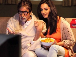 Manju Warrier and Amitabh Bachchan Manju Warrier and Amitabh Bachchan